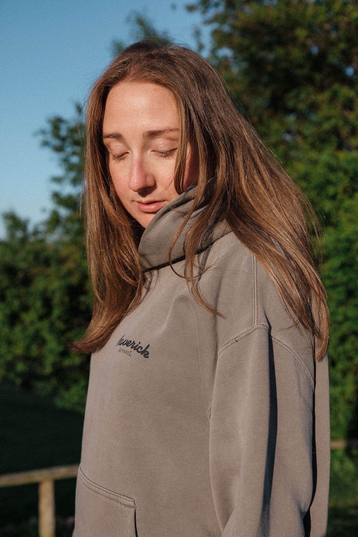 Maverick Relaxed OG Women's Hoodie - Faded Grey