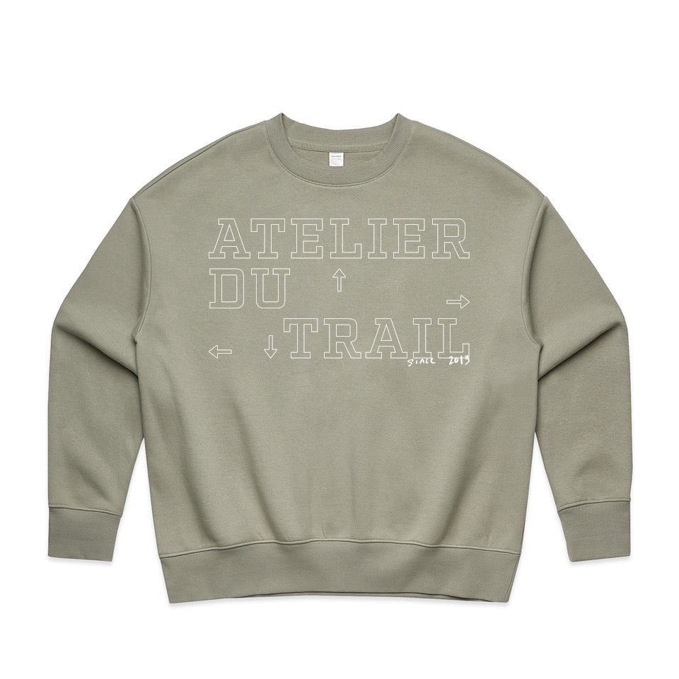 Maverick Atelier Du Trail - Women's Crew Sweater - Eucalyptus