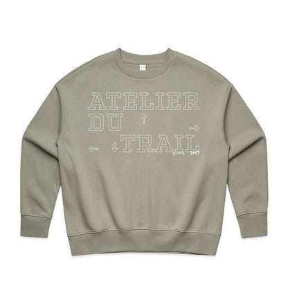 Maverick Atelier Du Trail - Women's Crew Sweater - Eucalyptus