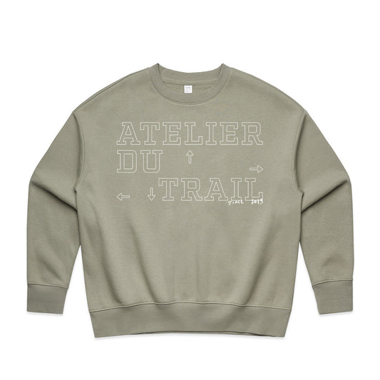 Maverick Atelier Du Trail - Women's Crew Sweater - Eucalyptus