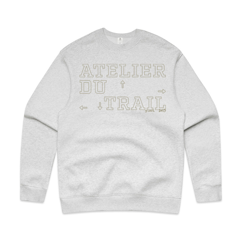 Maverick Atelier Du Trail - Unisex Crew Sweater - White
