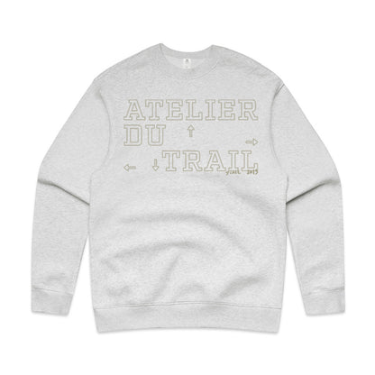 Maverick Atelier Du Trail - Unisex Crew Sweater - White
