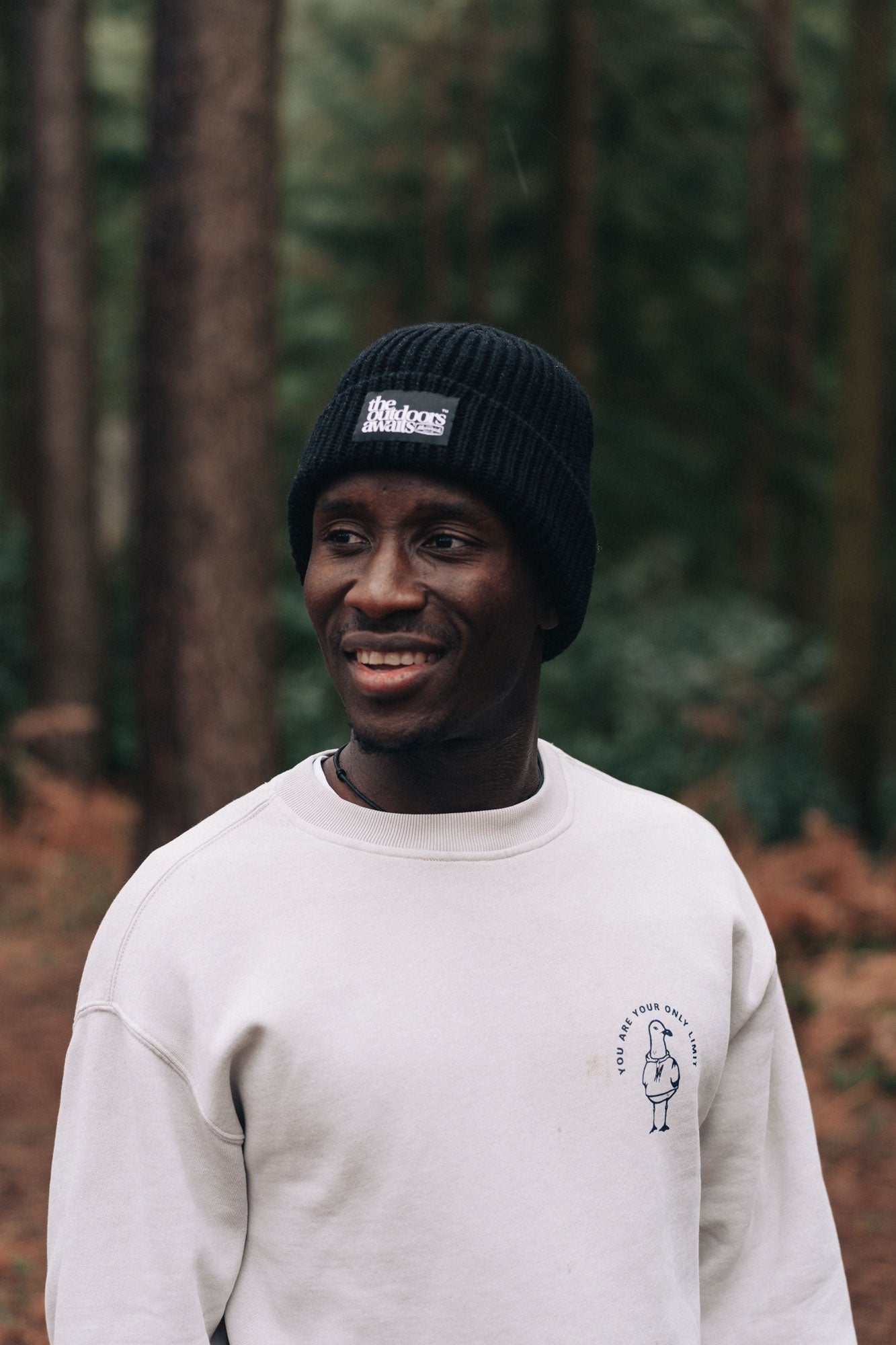Maverick Ribbed Knit Beanie - Black