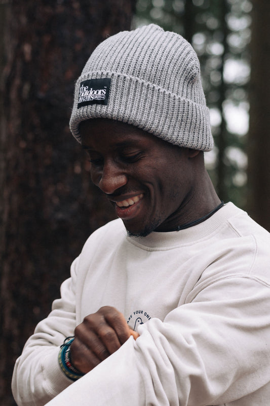 Maverick Ribbed Knit Beanie - Athletic Heather