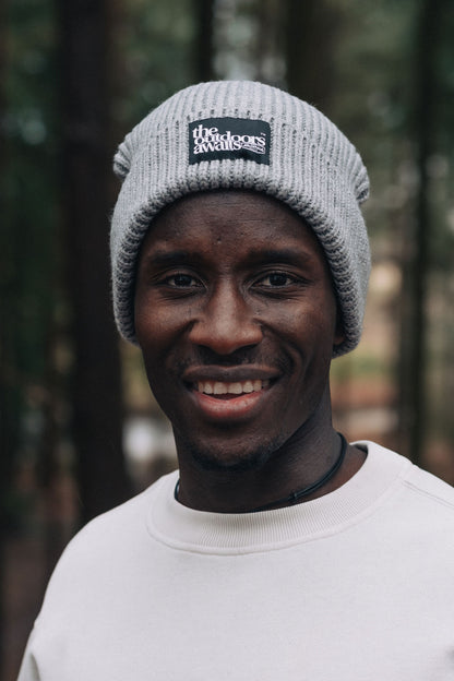 Maverick Ribbed Knit Beanie - Athletic Heather