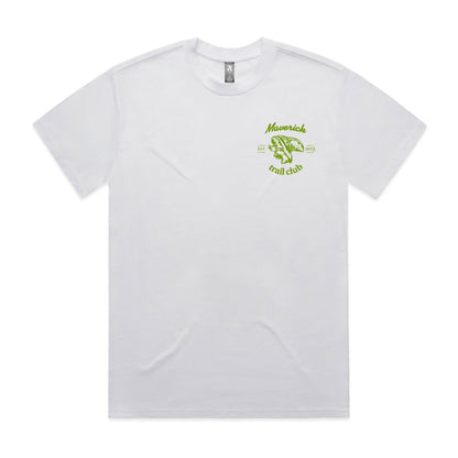Maverick Trail Club Men's Tee - White/Green