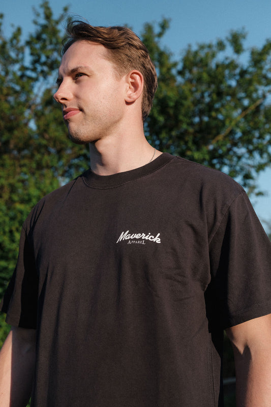 Maverick Heavy OG Men's Tee - Faded Black